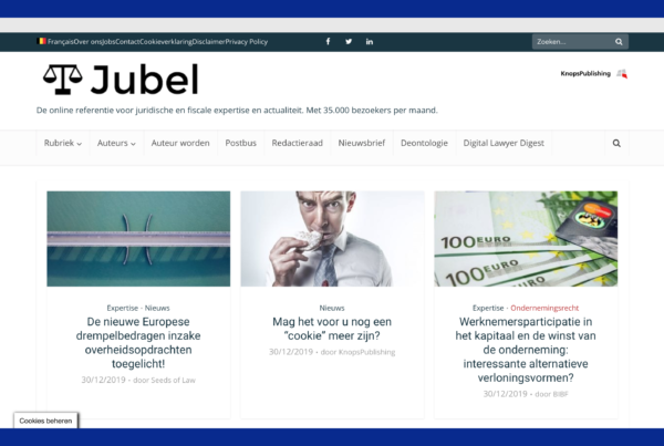 Belgische website jubel.be ontvangt boete wegens cookies