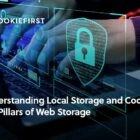 What is a local storage item in relation to web cookies?