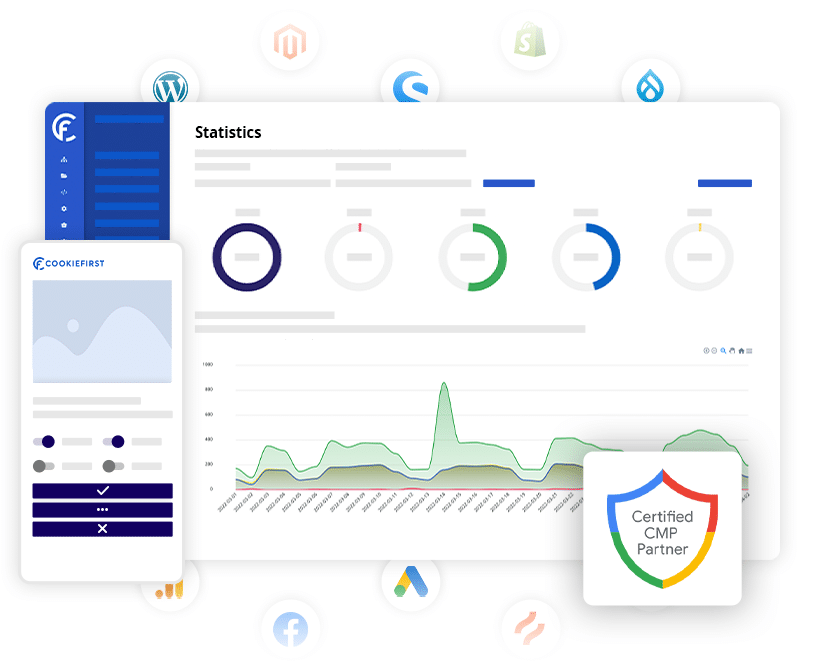 CookieFirst es un socio certificado de Google CMP que ofrece la integración del Google Consent Mode.